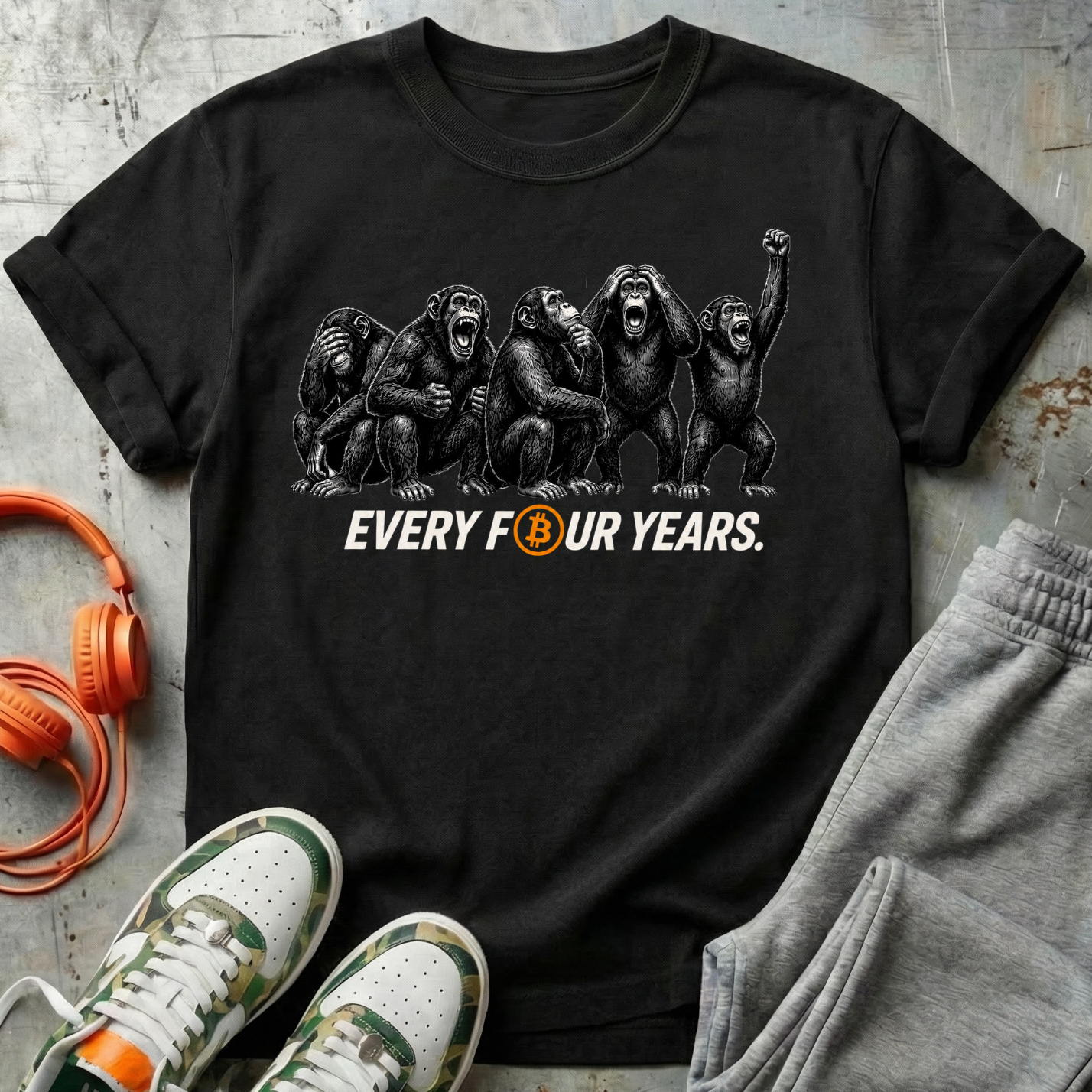 Every Four Years Bitcoin Apes
