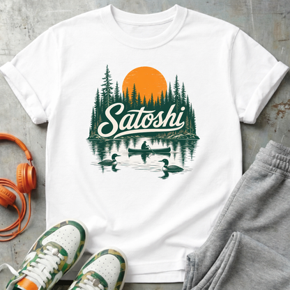 Satoshi Retro Sunset Pond