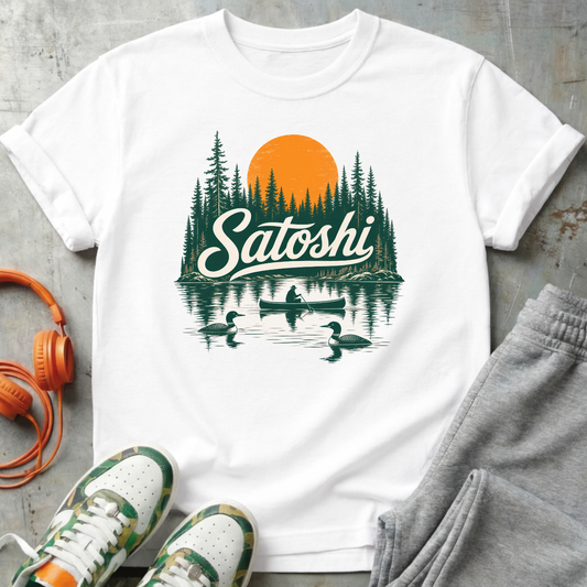 Satoshi Retro Sunset Pond