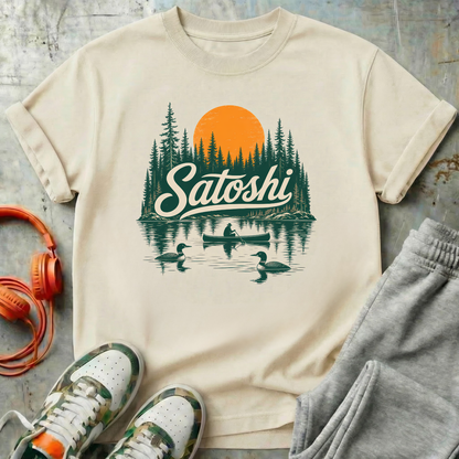 Satoshi Retro Sunset Pond