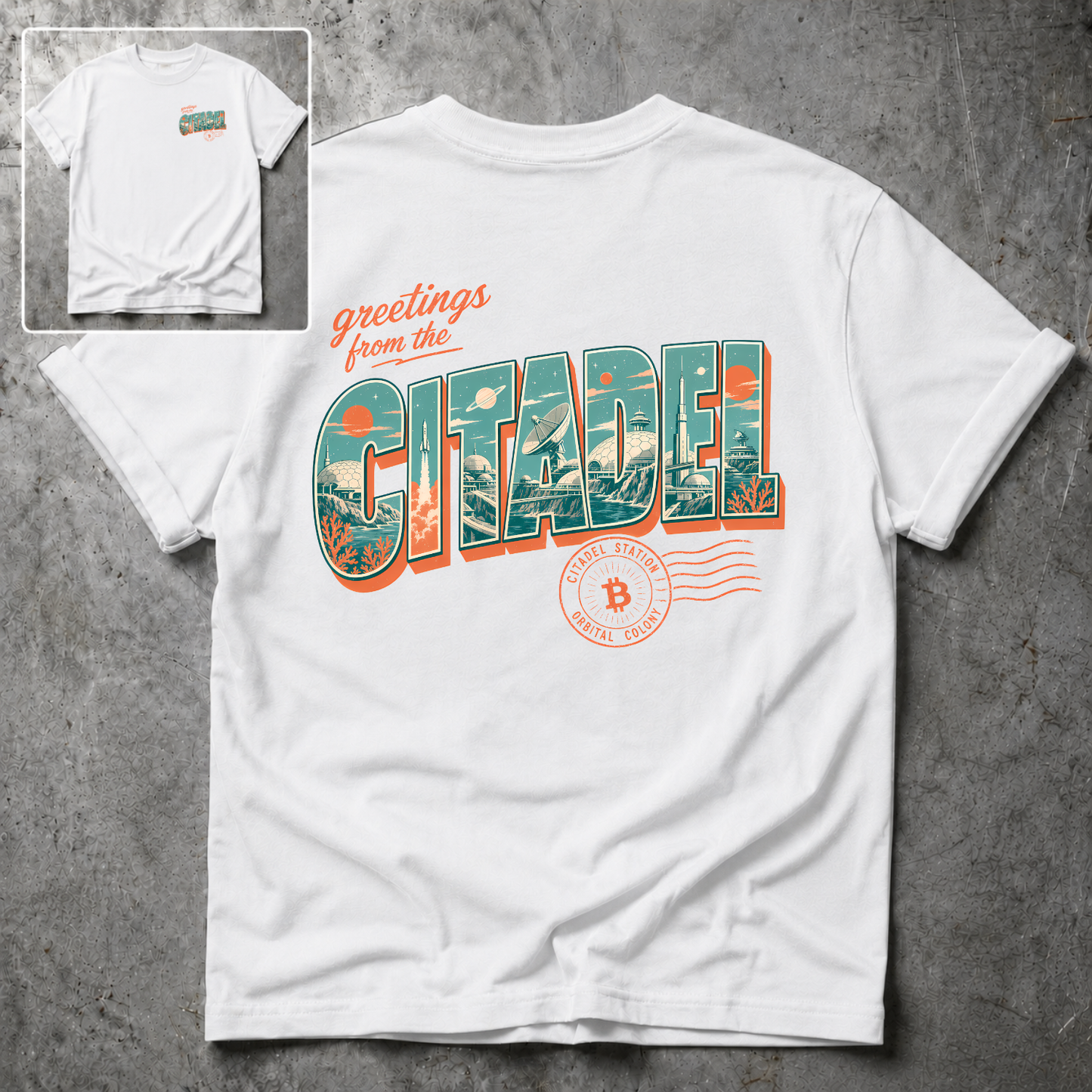 Greetings from the Citadel Backprint