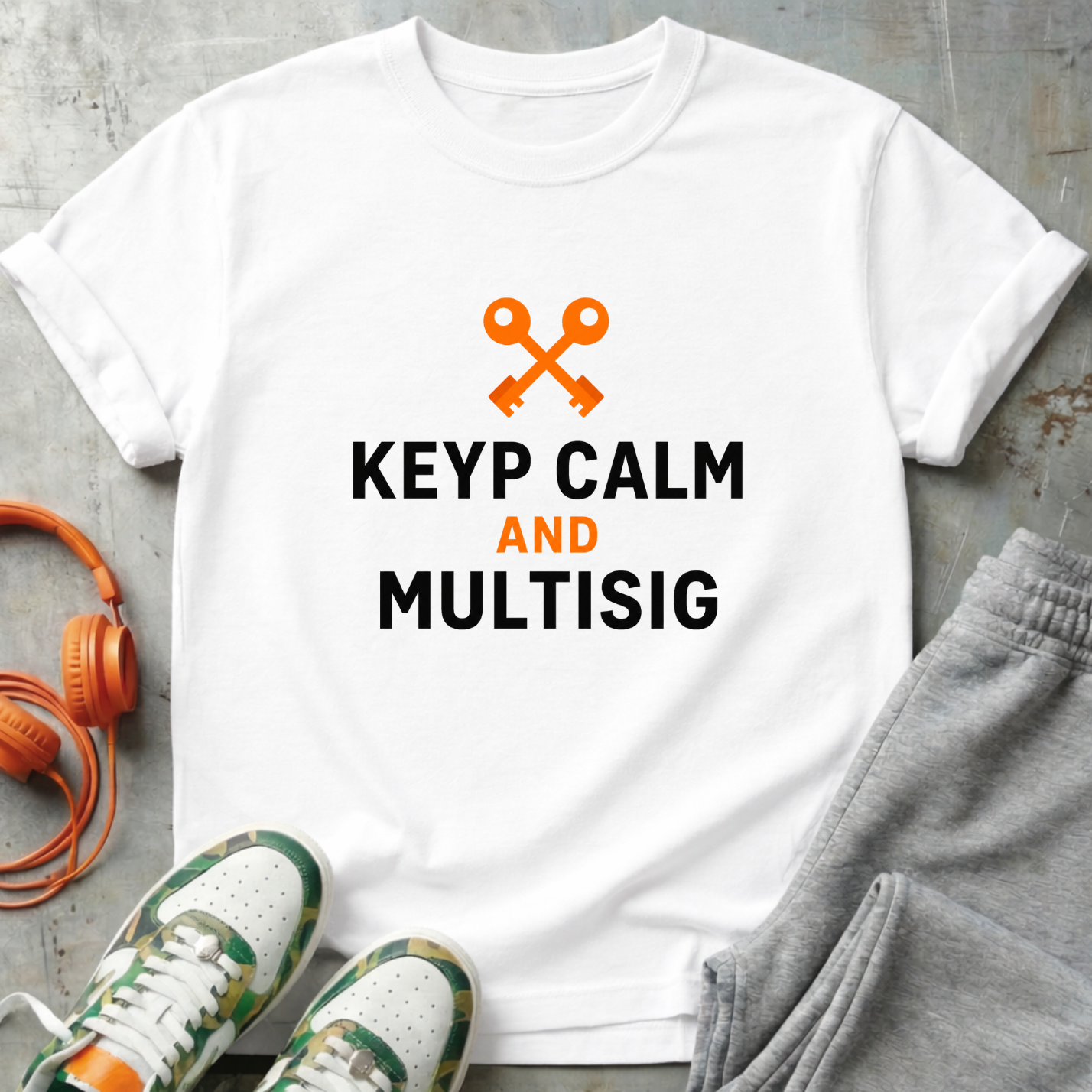 Keyp Calm and Multisig T-Shirt