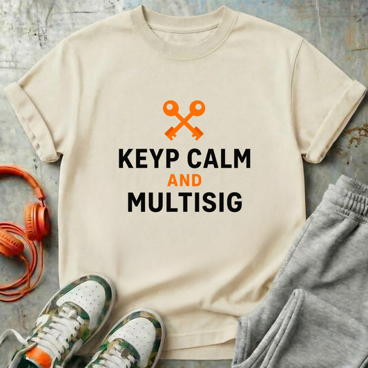 Keyp Calm and Multisig T-Shirt