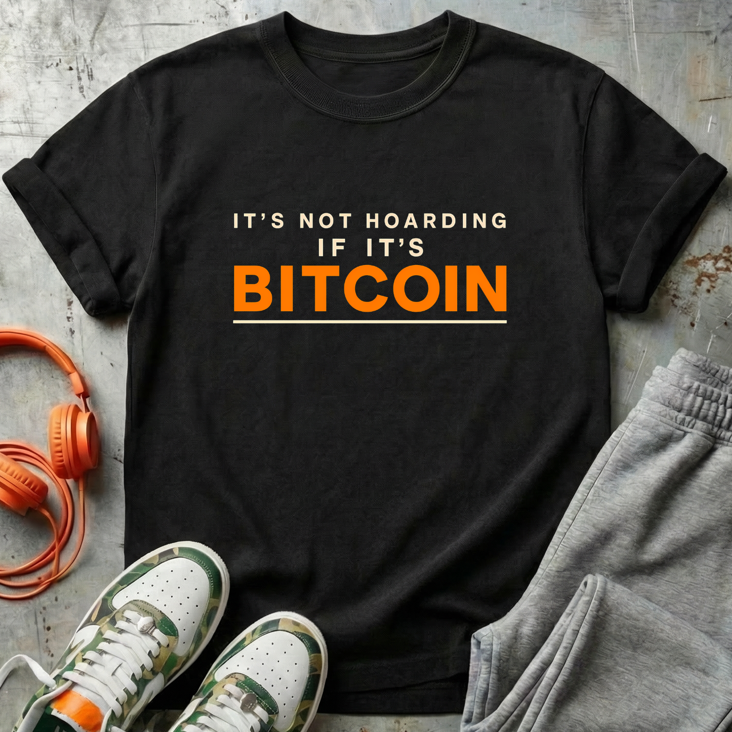 It's Not Hoarding If It's Bitcoin.