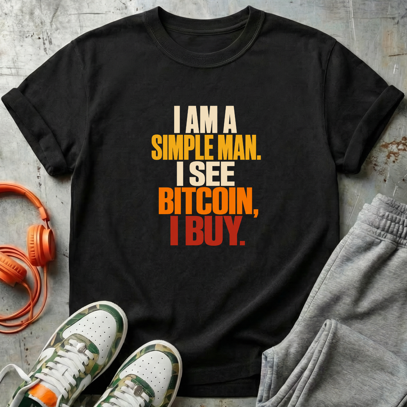 I Am a Simple Man. I See Bitcoin, I Buy.