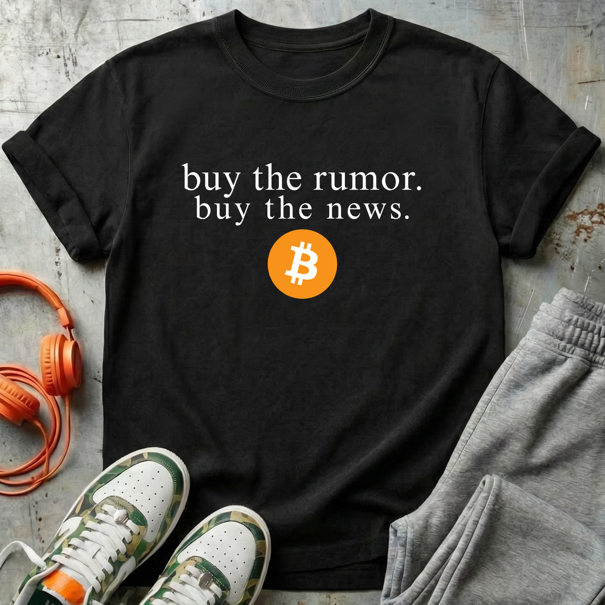 buy the rumor. buy the news.
