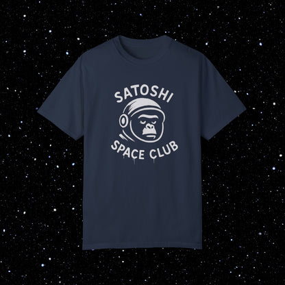 Satoshi Space Club - Primate Explorer Comfort Colors Tee Shirt