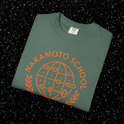 Nakamoto School of Economics Blockchain Bitcoin Tee