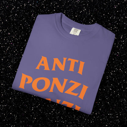 Anti Ponzi Ponzi Club Bitcoin Tee