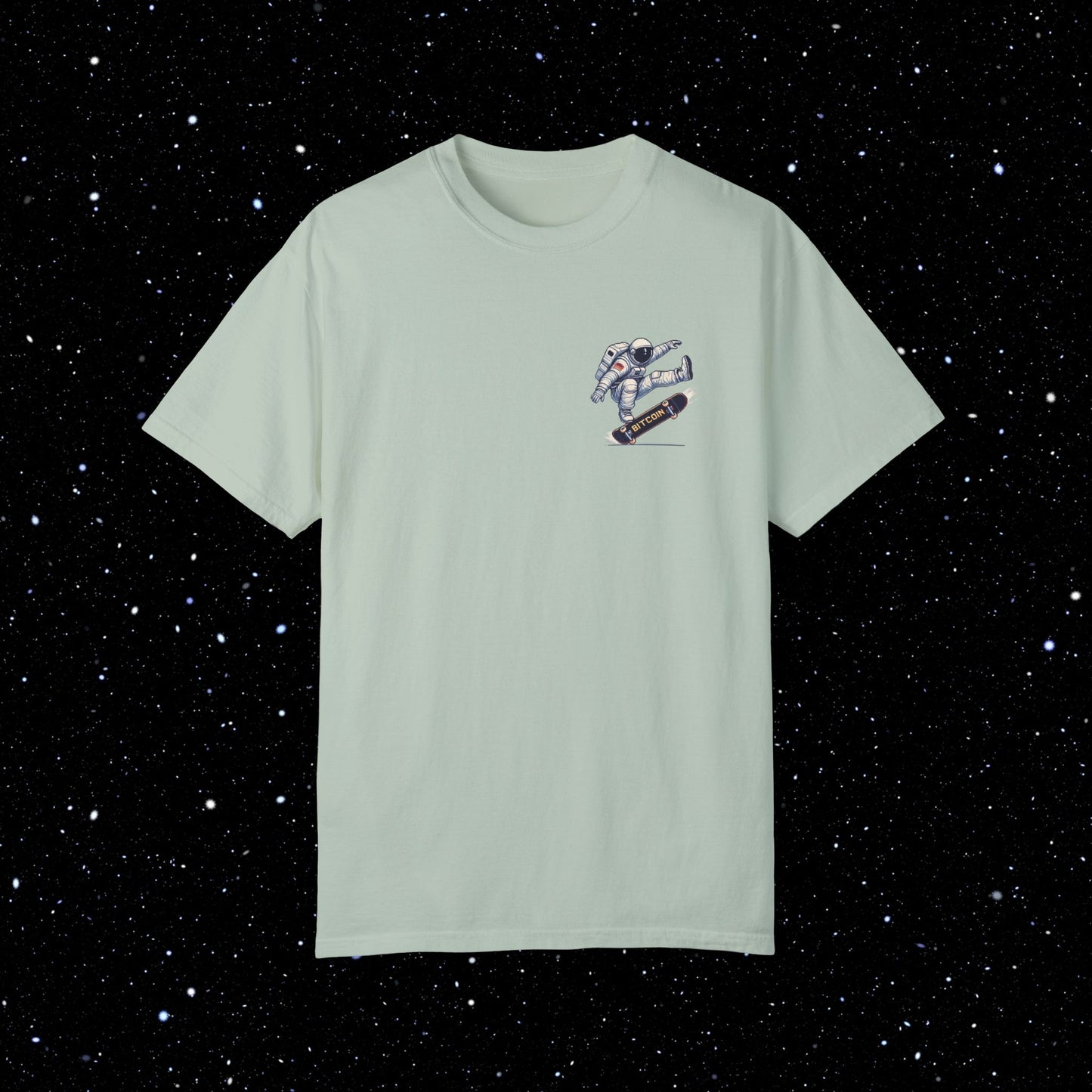Bitcoin Off The Rails - Backprint Comfort Colors T-Shirt