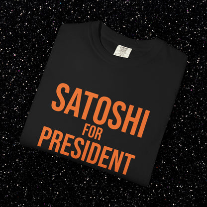 Satoshi for President Bitcoin Tee