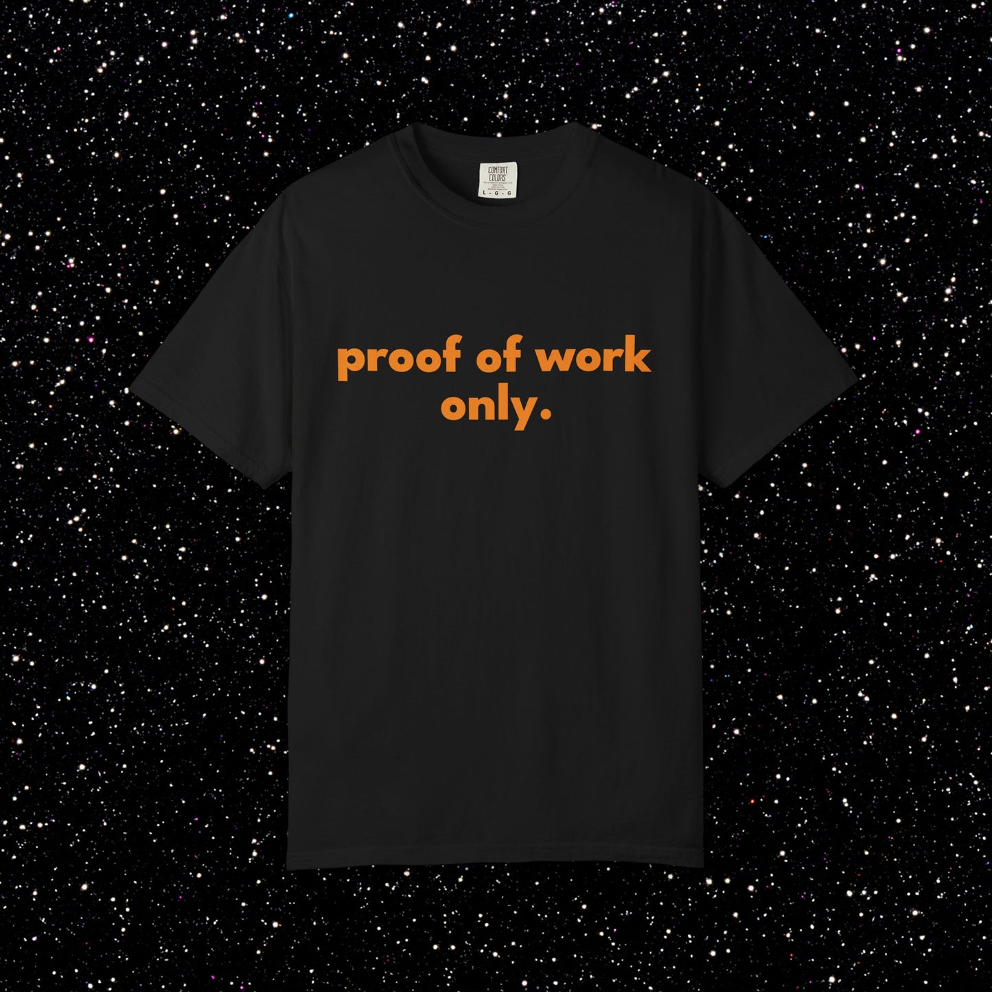 Proof of Work Only Bitcoin Tee