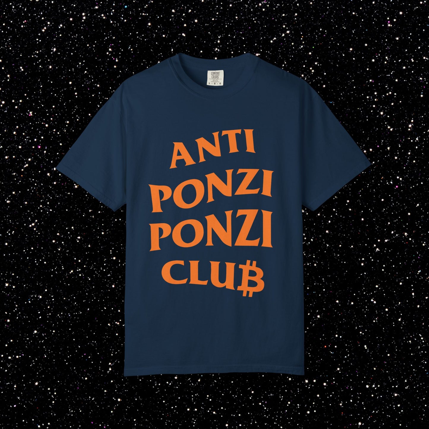 Anti Ponzi Ponzi Club Bitcoin Tee