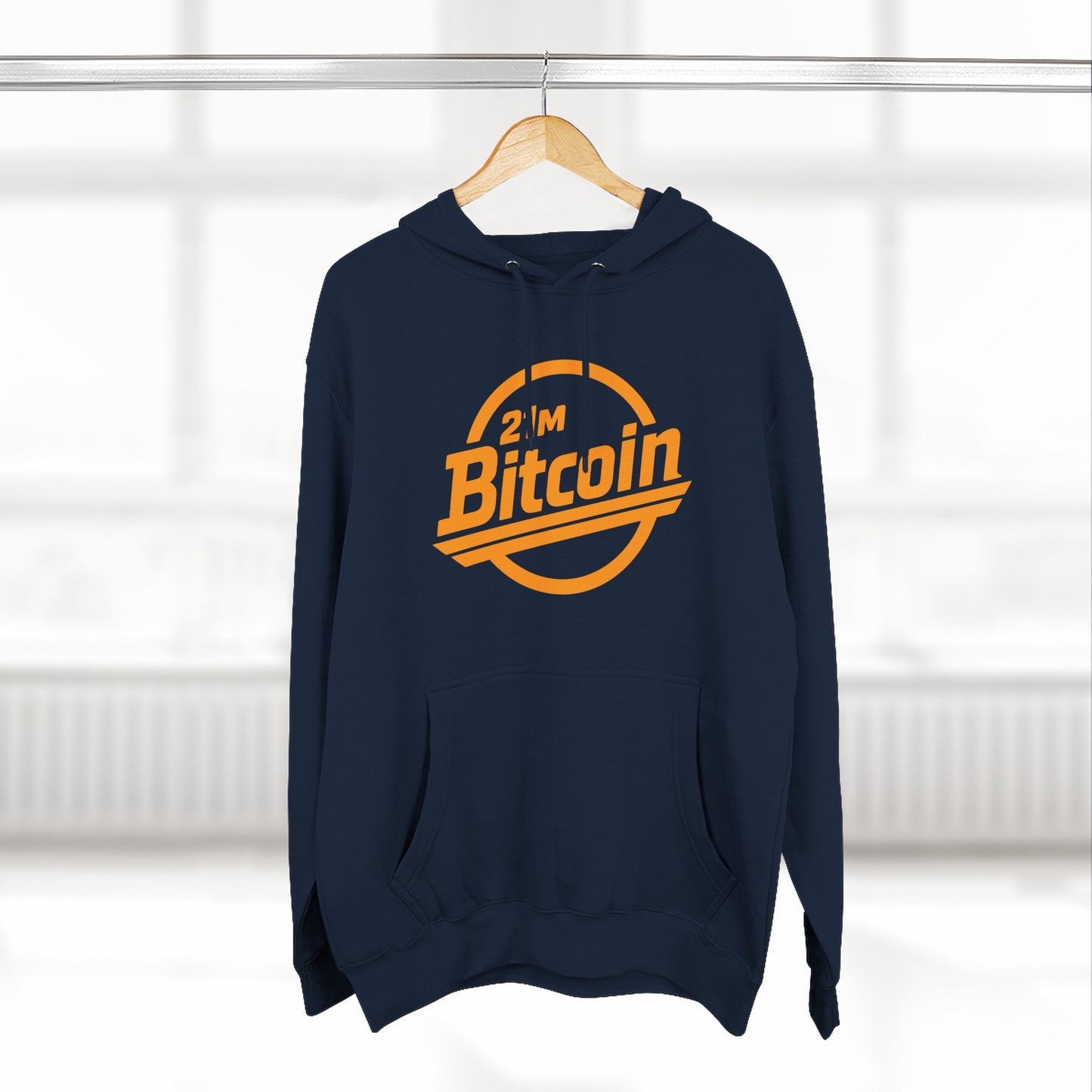 Bitcoin 21M Logo Hoodie