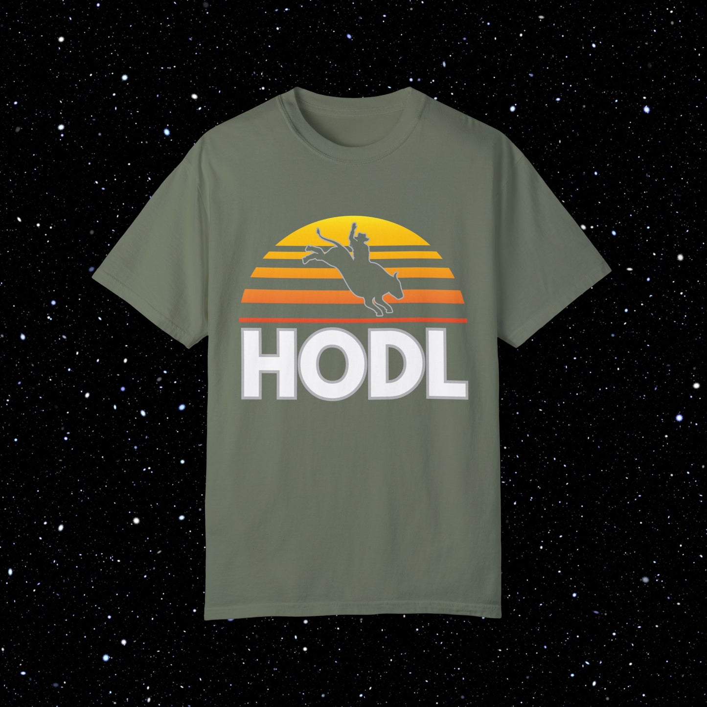 HODL Cowboy - Bitcoin Comfort Colors Tee Shirt