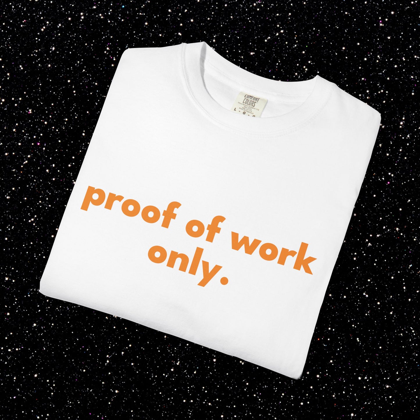Proof of Work Only Bitcoin Tee