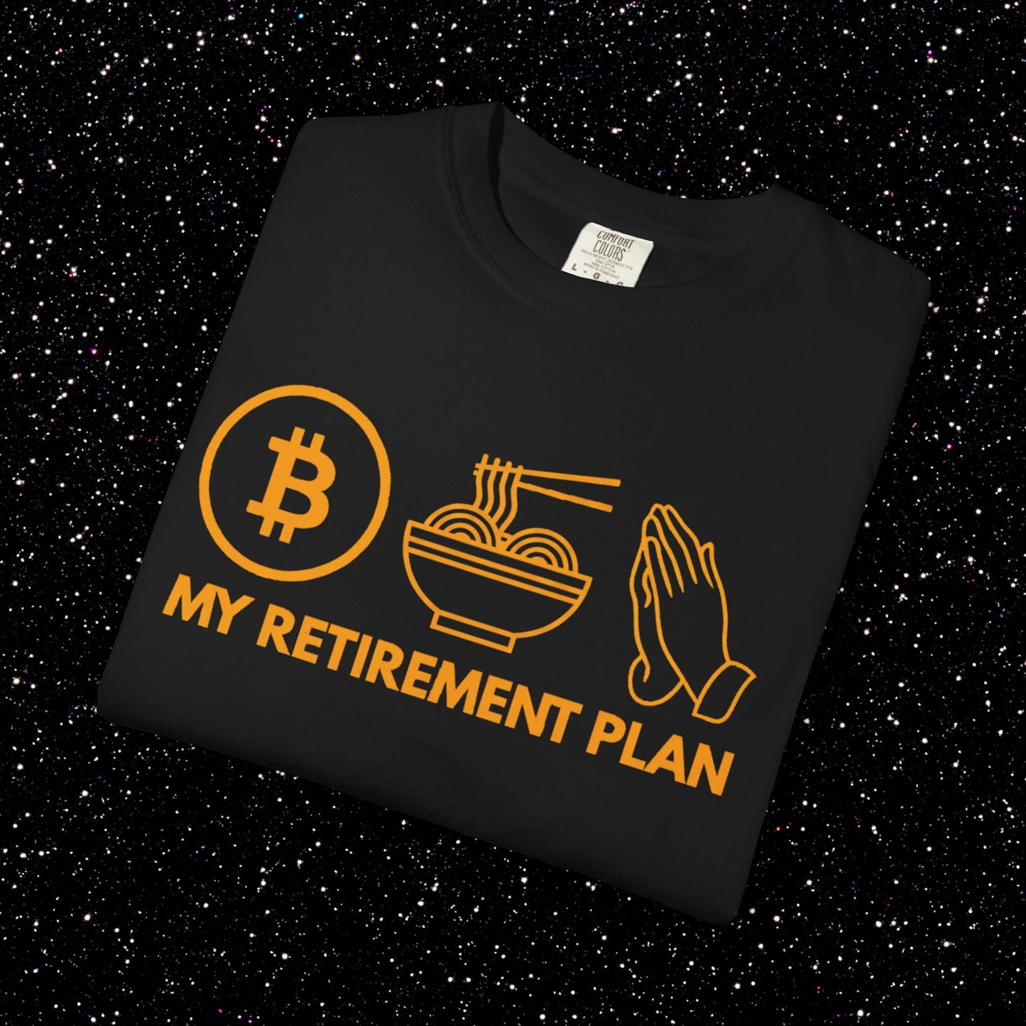 Ramen Retirement Plan Bitcoin Tee