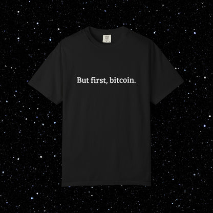 But first, bitcoin tee shirt