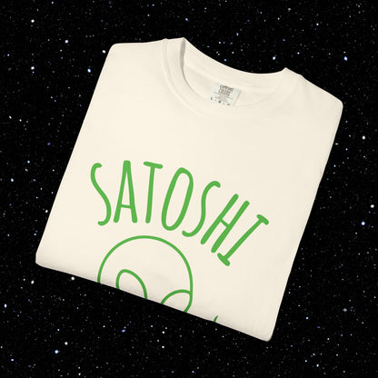 Satoshi Space Club – Alien Line Art Tee