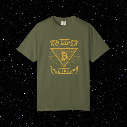 In Dips We Trust Bitcoin Tee