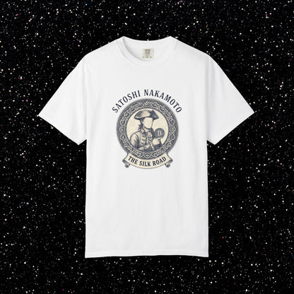Satoshi Nakamoto Silk Road T-Shirt | Bitcoin Trade Heritage Tee