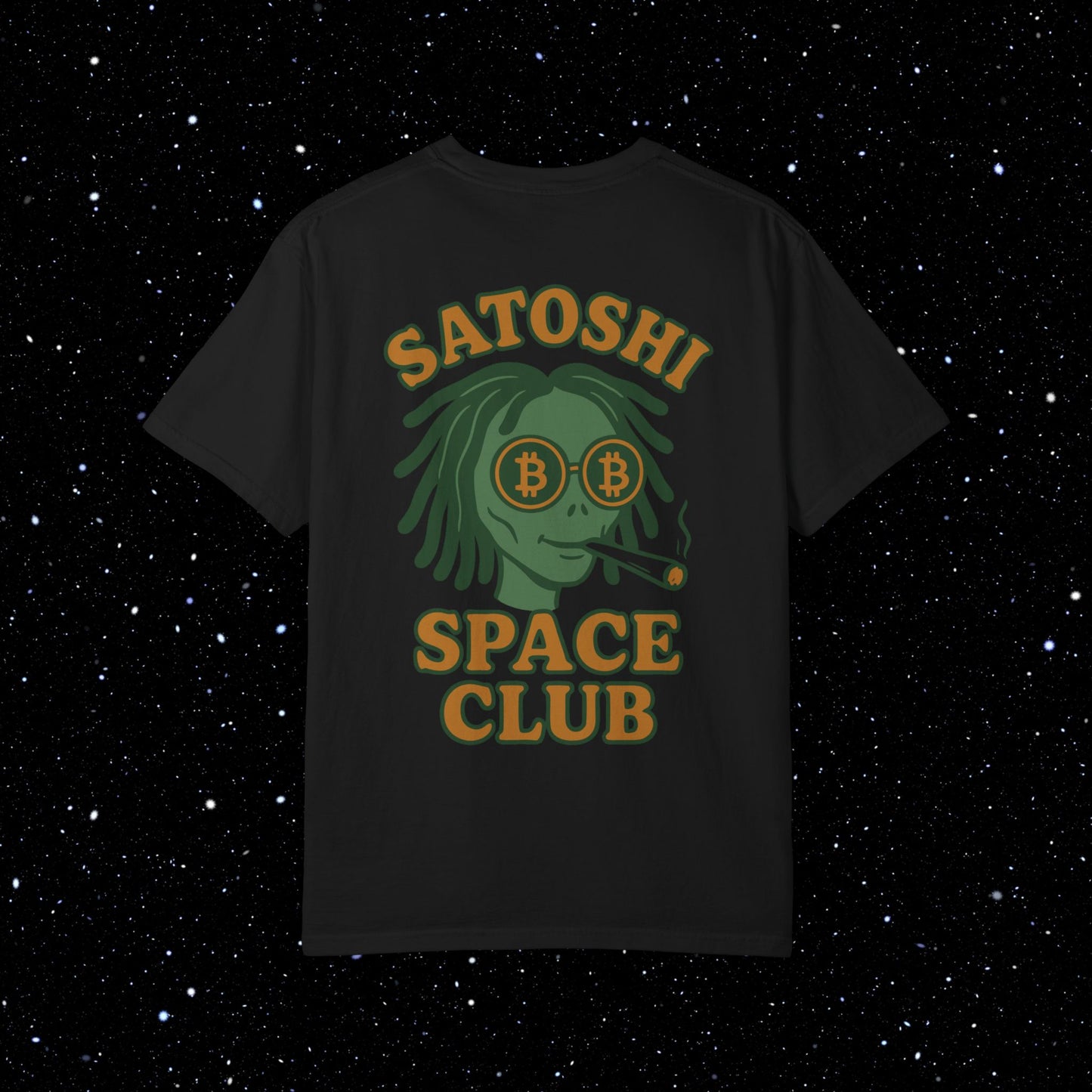 Satoshi Space Club Spaced Alien Backprint Tee
