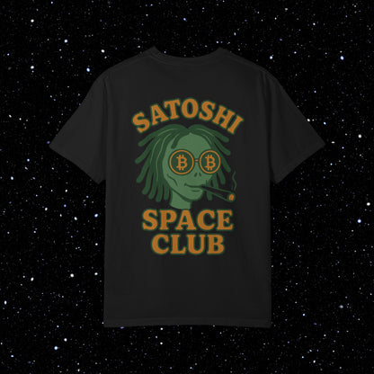 Satoshi Space Club Spaced Alien Backprint Tee