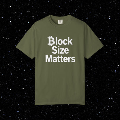 Bitcoin Block Size Matters Tee