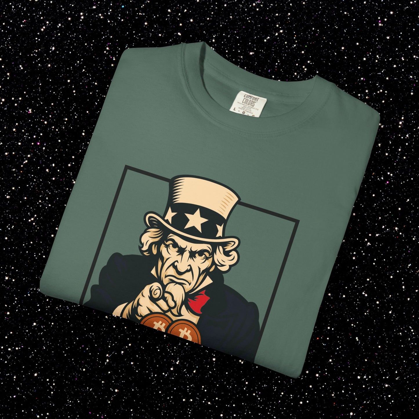 SELF CUSTODY Uncle Sam Bitcoin Tee