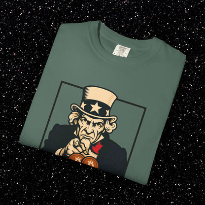 SELF CUSTODY Uncle Sam Bitcoin Tee