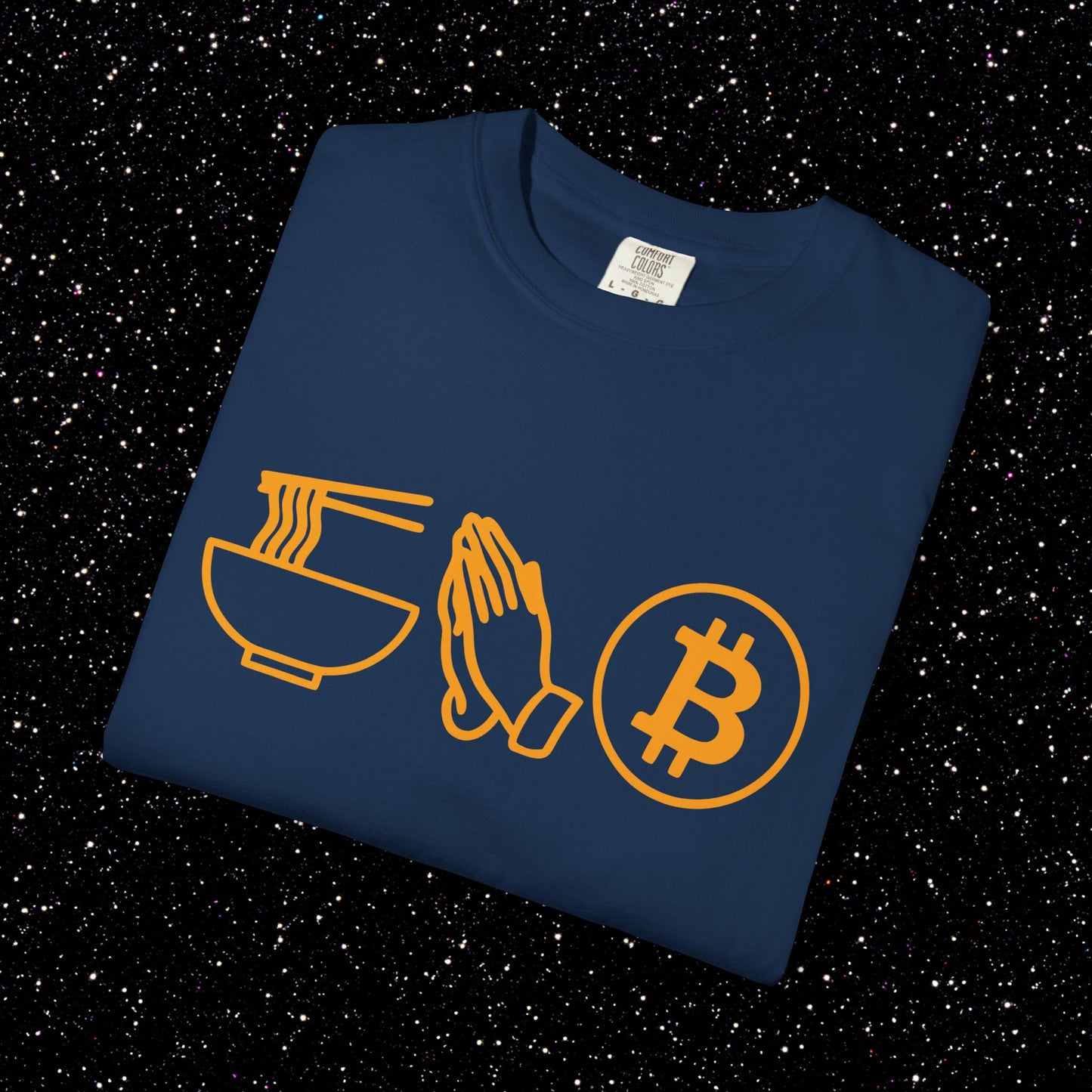 Eat Pray Bitcoin Tee