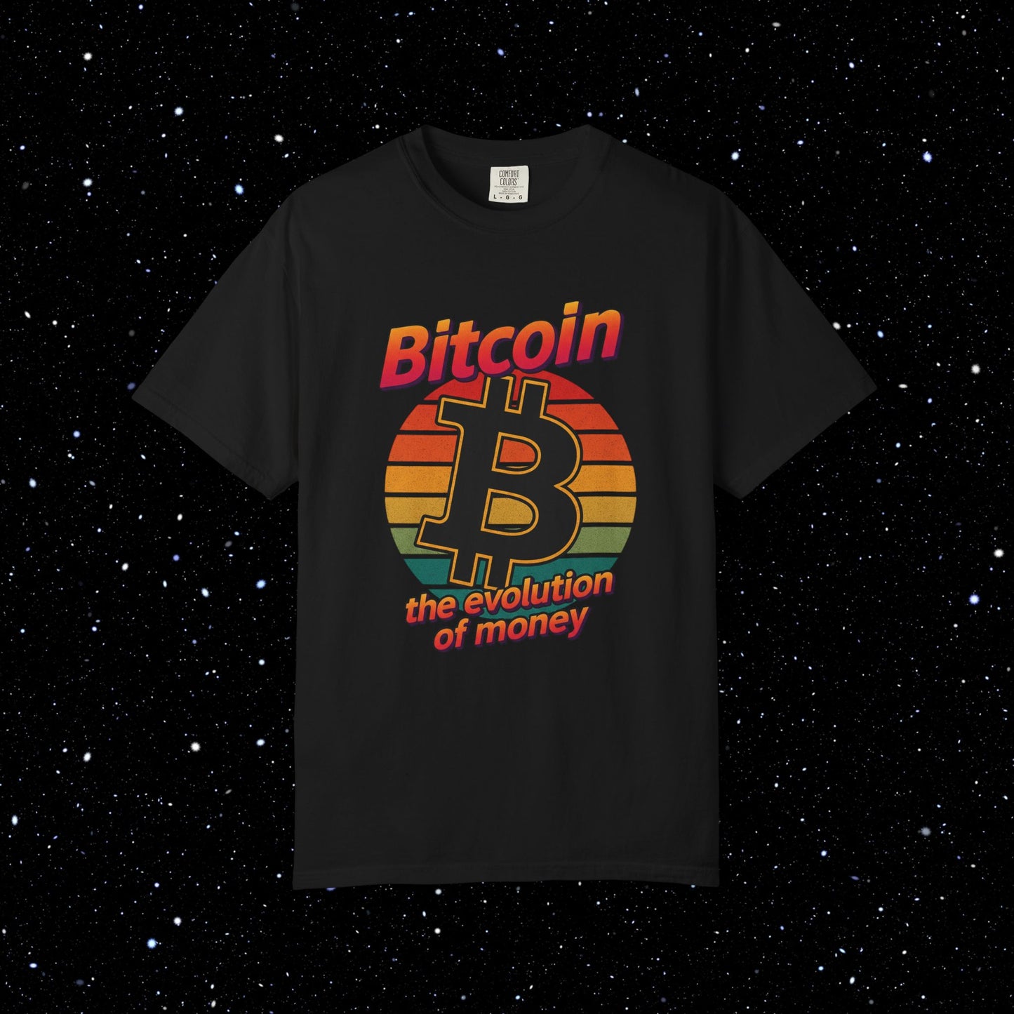 Bitcoin Sunset Evolution Tee
