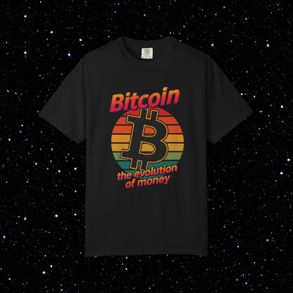 Bitcoin Sunset Evolution Tee