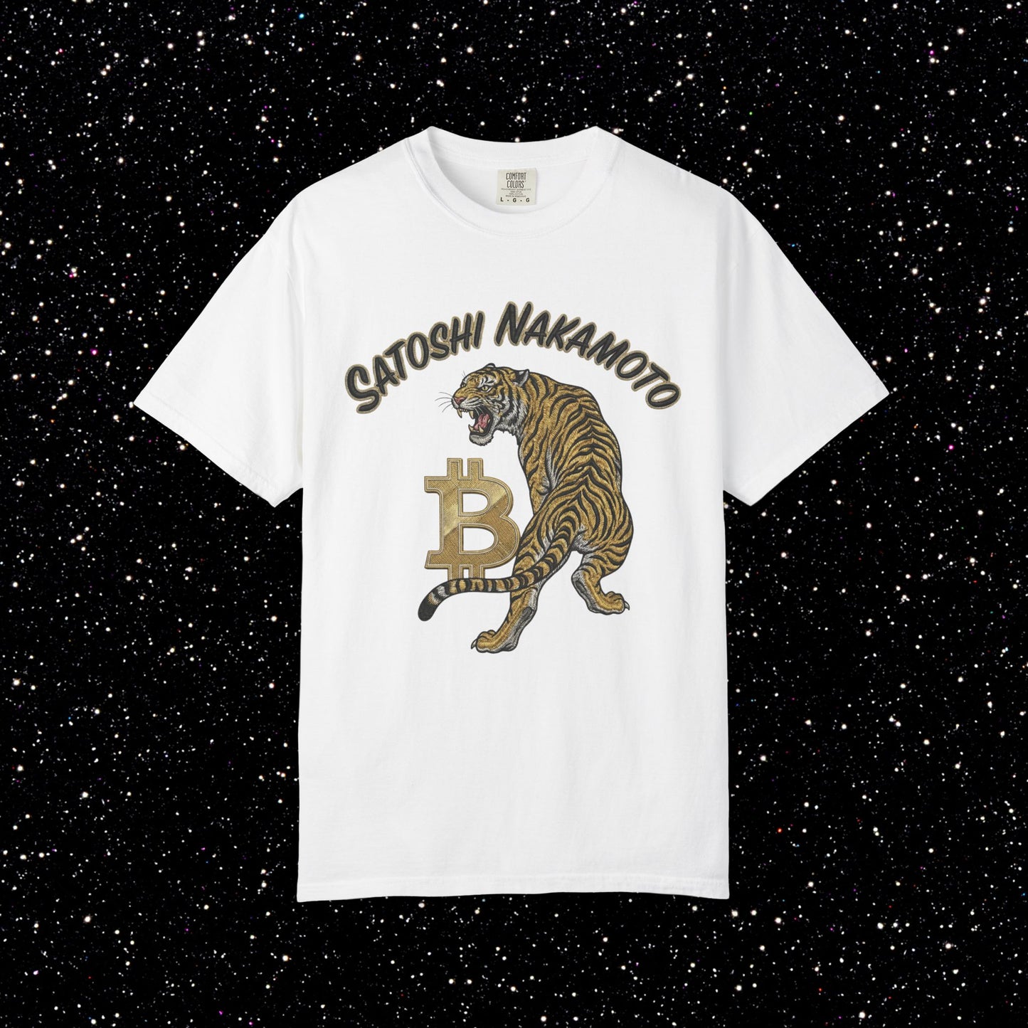Satoshi Nakamoto Tiger Tee