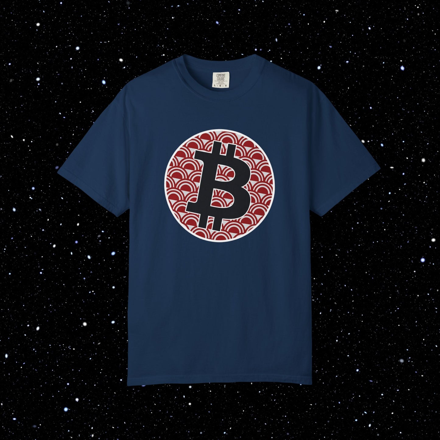 Satoshi Wave Large Emblem Bitcoin Tee