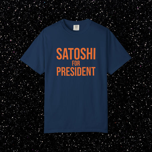 Satoshi for President Bitcoin Tee