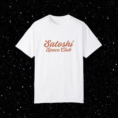 Satoshi Space Club - Abduction Comfort Colors Bitcoin Shirt