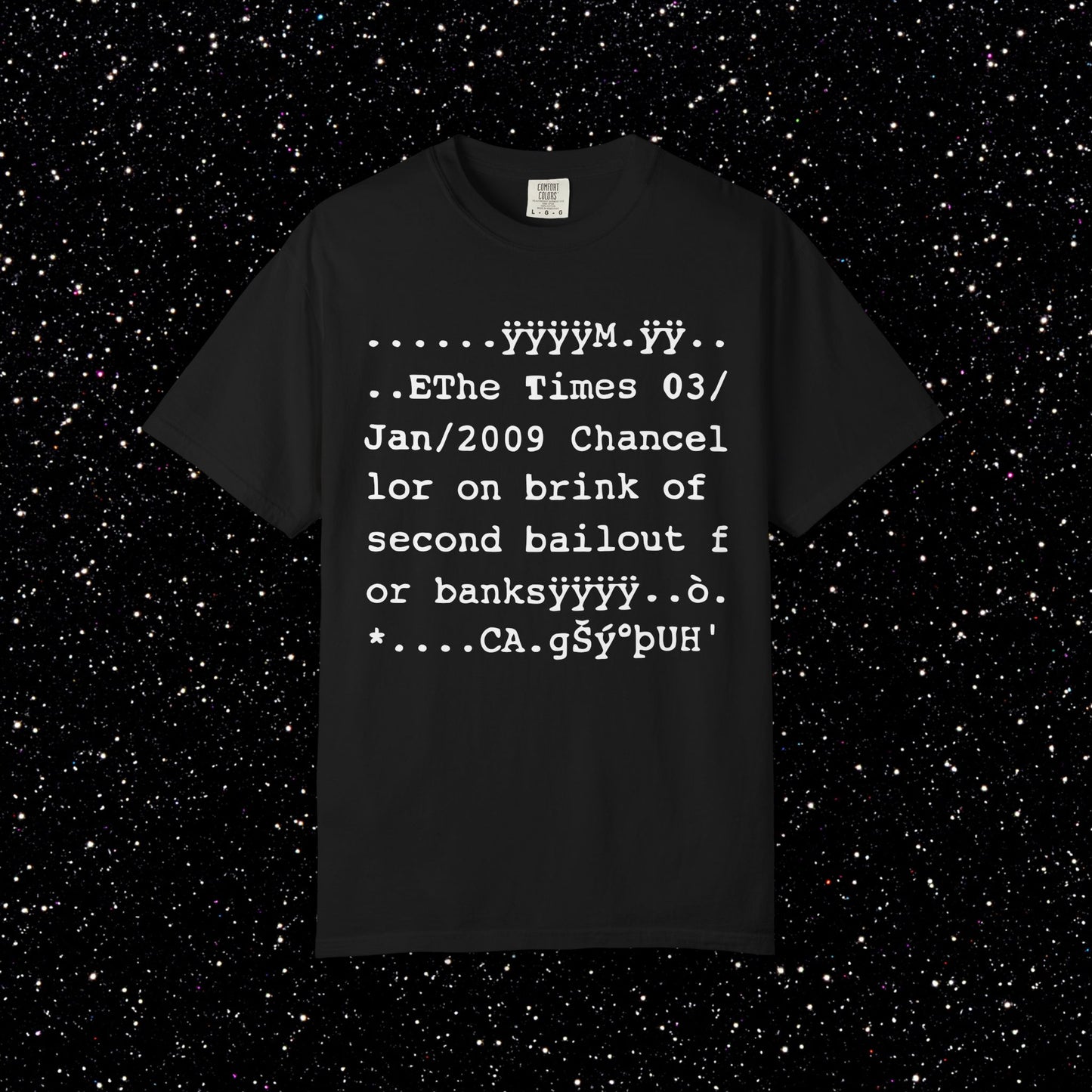 Genesis Block Glitch Tee