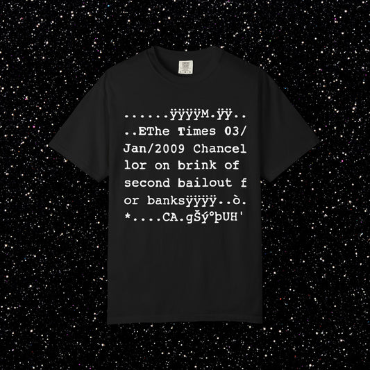 Genesis Block Glitch Tee