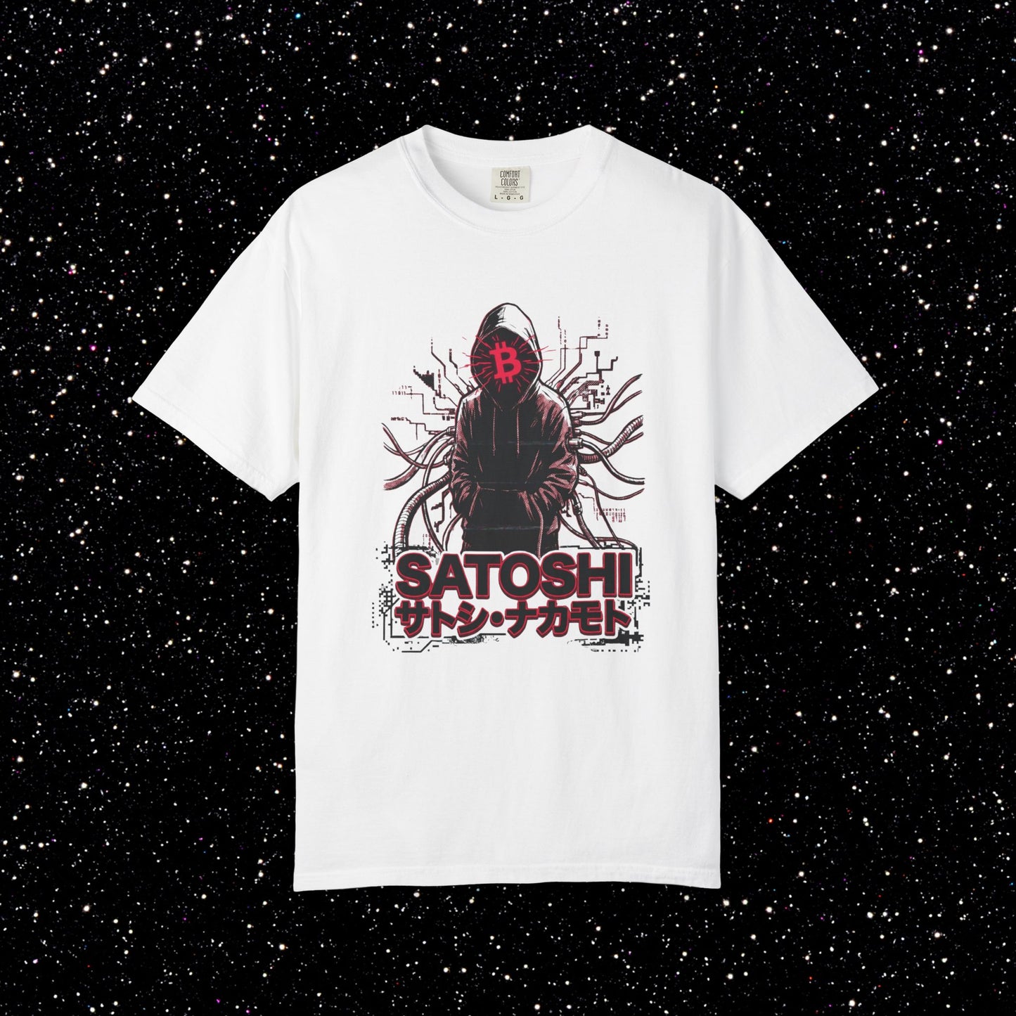 Satoshi Ghost In The Machine Bitcoin Tee