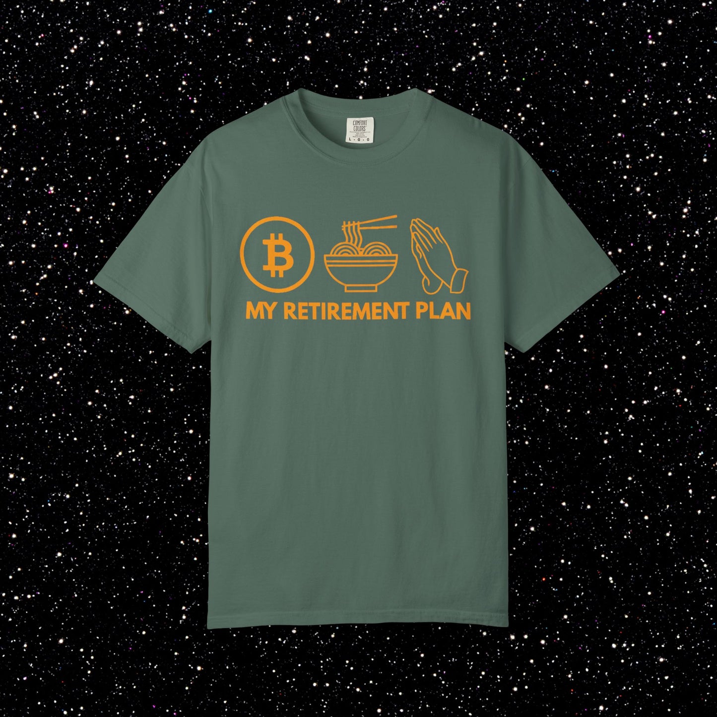 Ramen Retirement Plan Bitcoin Tee