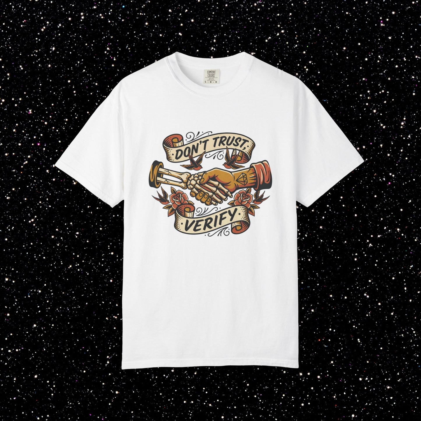 Don't Trust Verify Tattoo Shirt