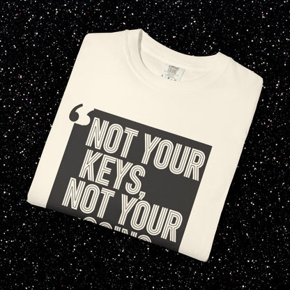 Not Your Keys, Not Your Coins Bitcoin Tee