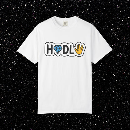Live Long and HODL Bitcoin Emoji Tee