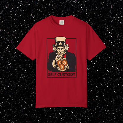 SELF CUSTODY Uncle Sam Bitcoin Tee