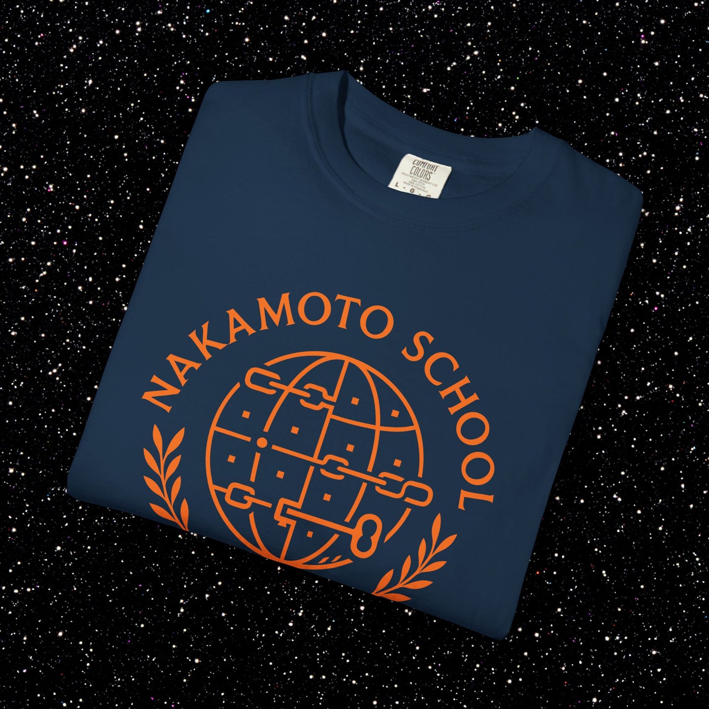 Nakamoto School of Economics Blockchain Bitcoin Tee