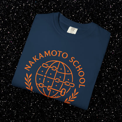 Nakamoto School of Economics Blockchain Bitcoin Tee