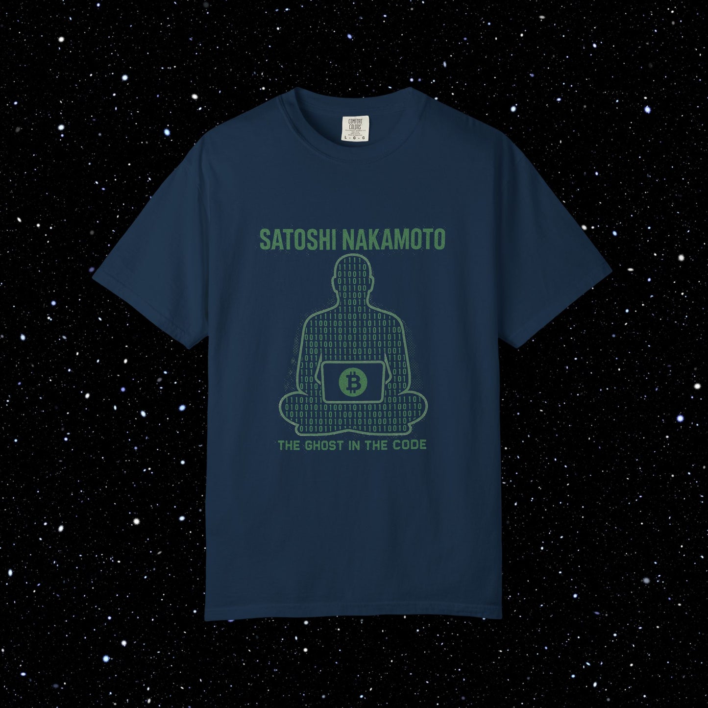 Satoshi Ghost in The Code Tee