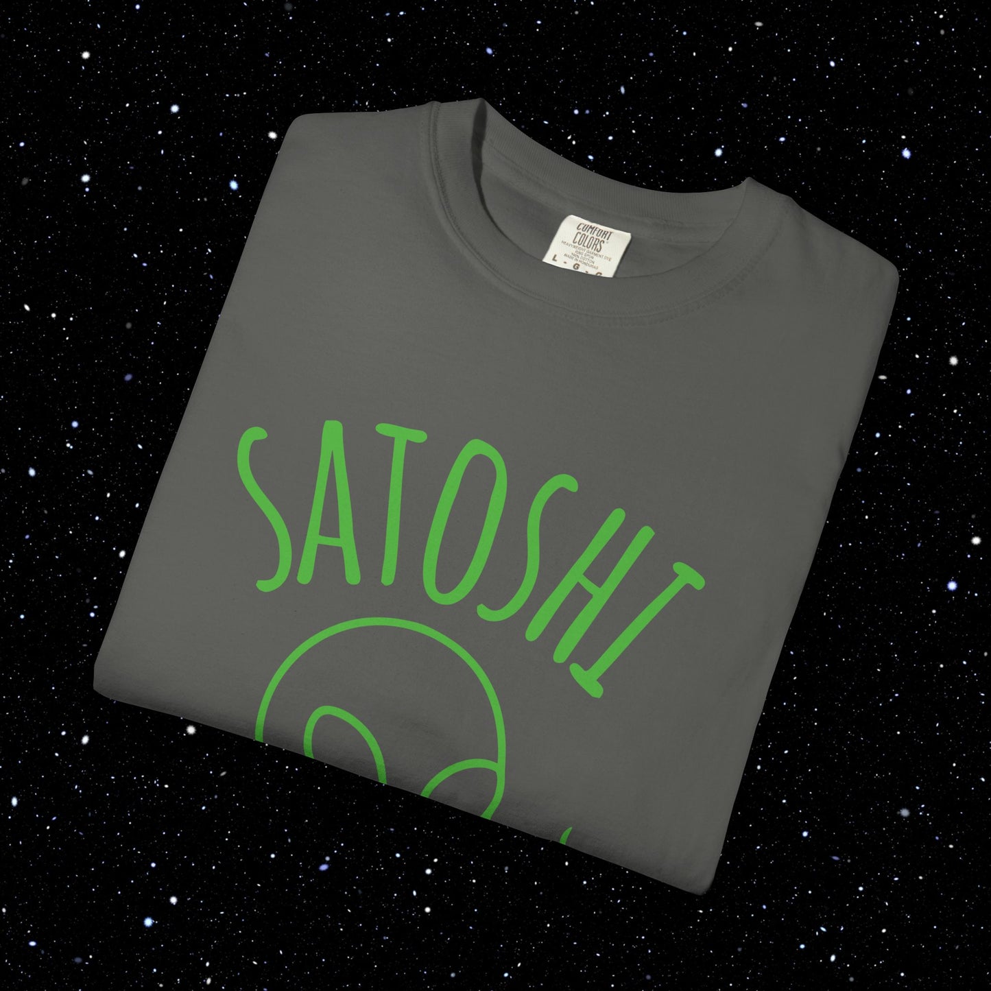 Satoshi Space Club – Alien Line Art Tee