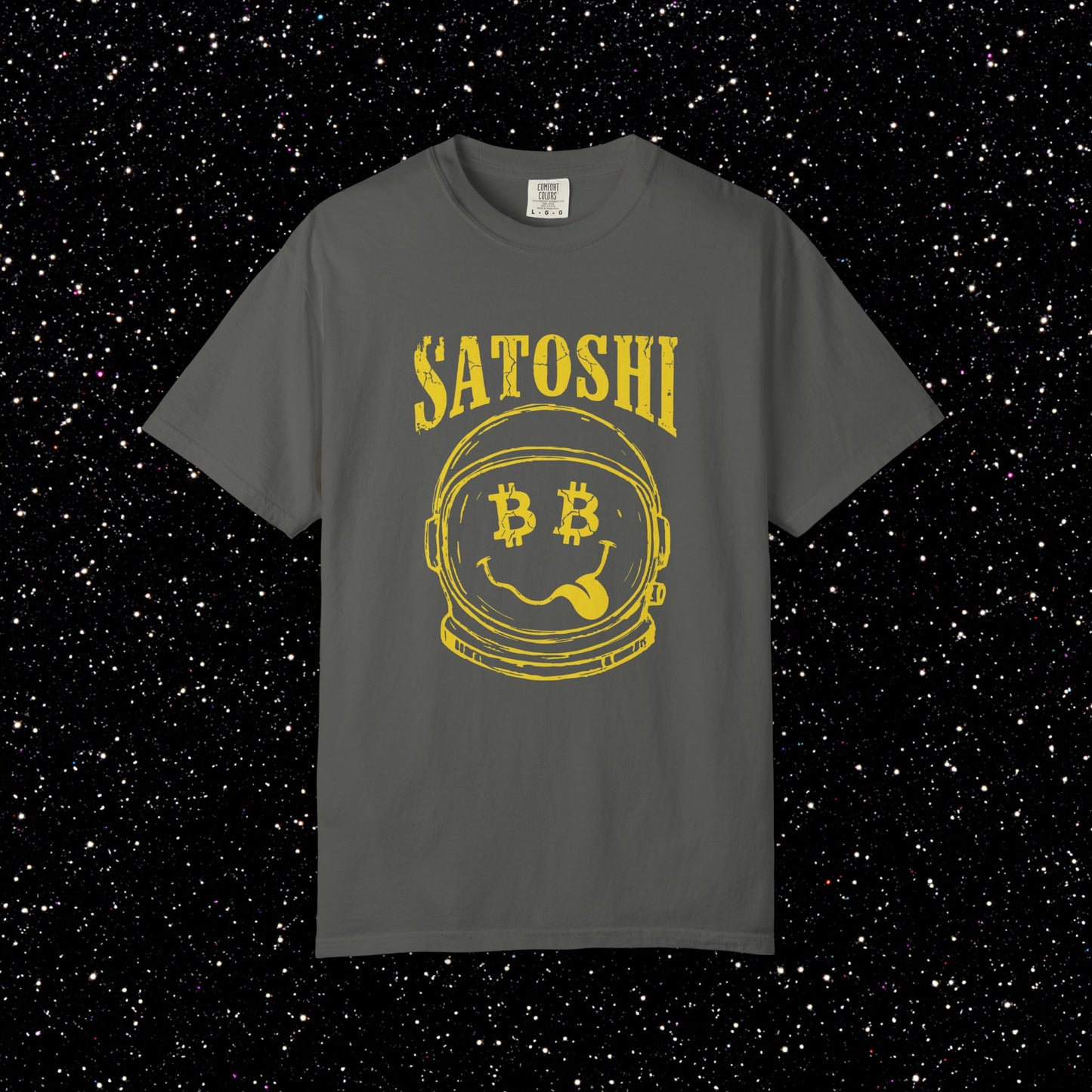 Satoshi Space Helmet Tee